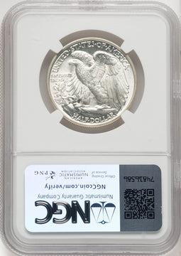 1946 50C Doubled Die Reverse Walking Liberty Half Dollar NGC MS64