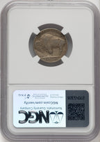 1937-D 5C Three-Legged Buffalo Nickel Details NGC XF40