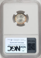 1890 10C Seated Dime NGC MS64