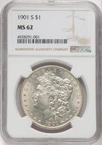 1901-S Morgan Dollar NGC MS62