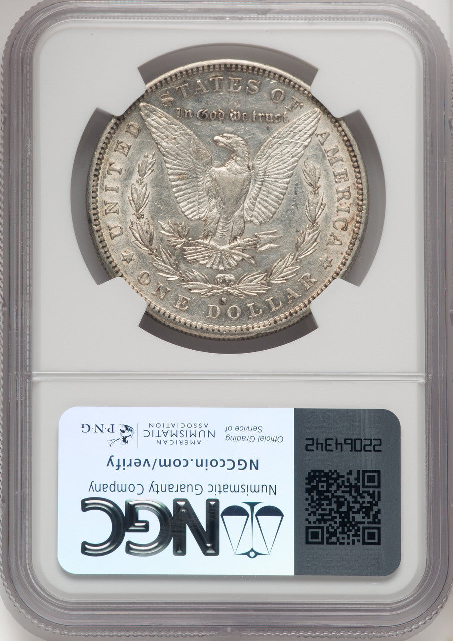 1884-S $1 Morgan Dollar NGC AU55 (768656022)
