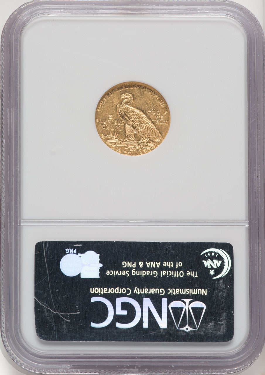 1910 $2.50 Indian Quarter Eagle NGC MS62 (768656052)