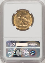 1908 $10 NO MOTTO Indian Eagle NGC MS63