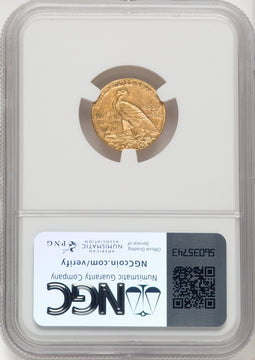 1910 $2.50 Indian Quarter Eagle NGC MS64 (768710007)