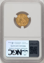 1911 $2.50 Indian Quarter Eagle NGC MS64 (769210016)