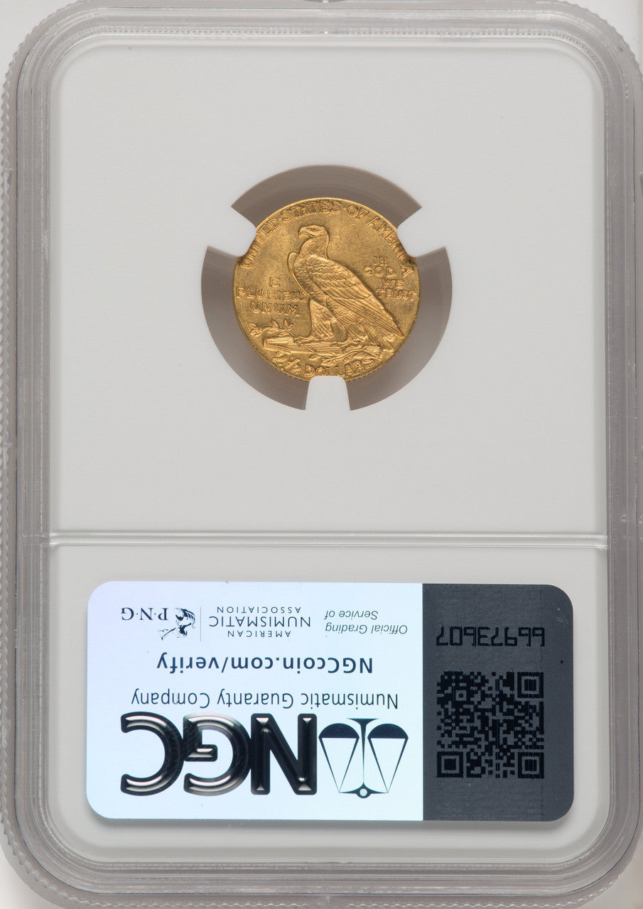 1911 $2.50 Indian Quarter Eagle NGC MS64 (769210016)