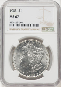 1903 $1 Morgan Dollar NGC MS67 (769230003)