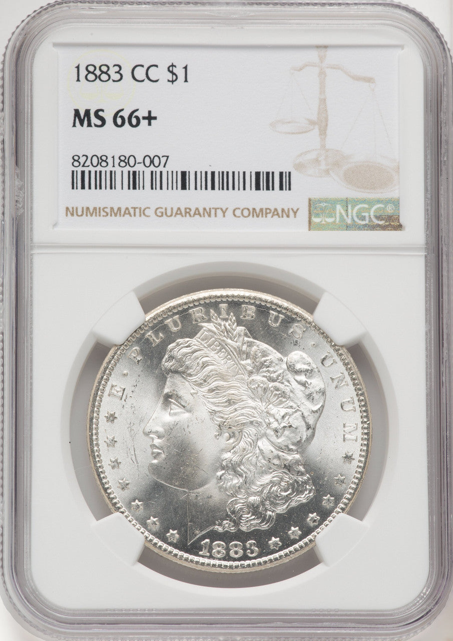 1883-CC $1 Morgan Dollar NGC MS66+ (769221022)