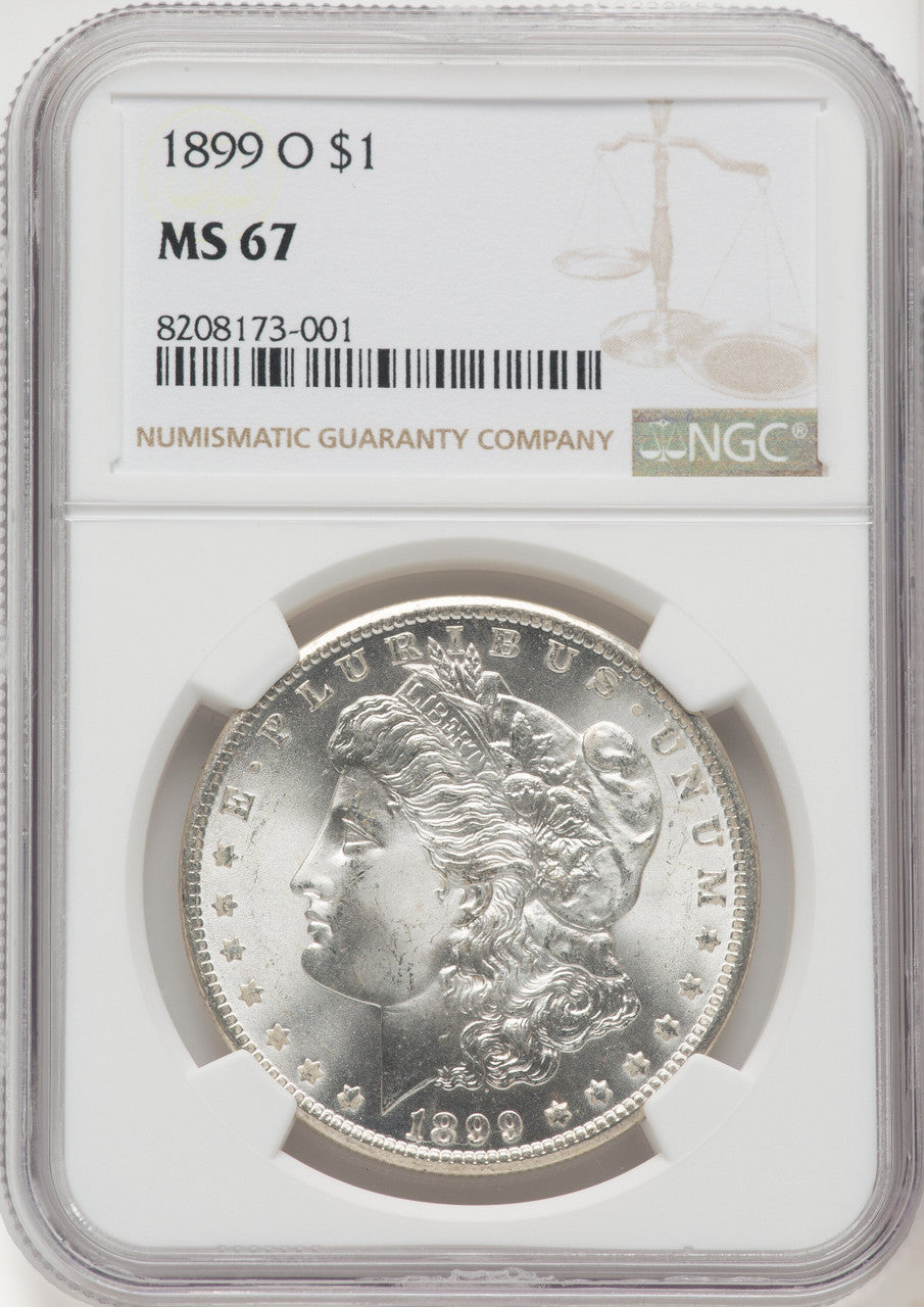 1899-O $1 Morgan Dollar NGC MS67 (769223040)