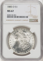1885-O $1 Morgan Dollar NGC MS67 (769203003)