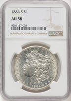 1884-S $1 Morgan Dollar NGC AU58 (768008012)
