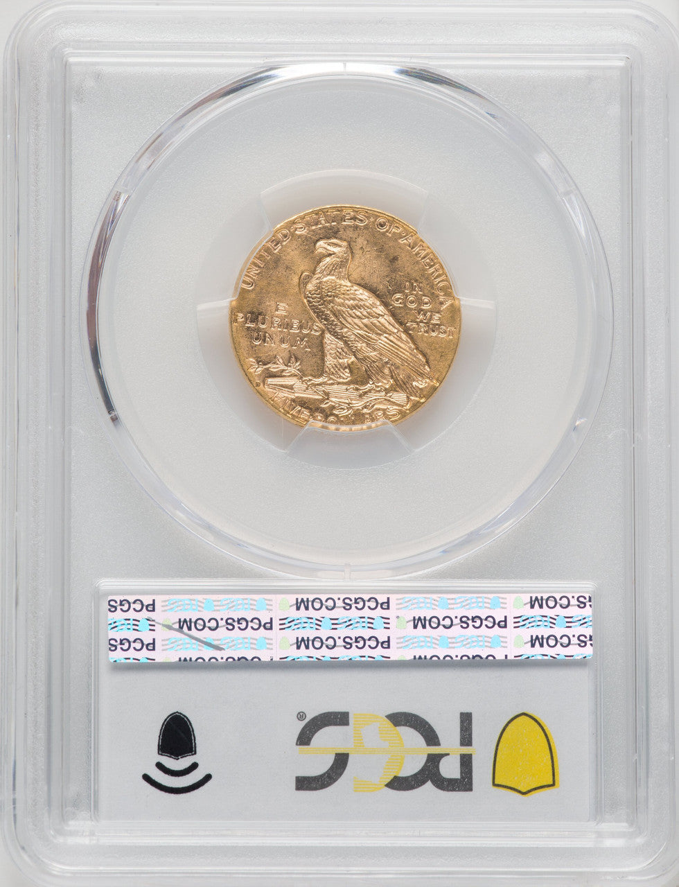 1909-D $5 CAC Indian Half Eagle PCGS MS63 (767615012)