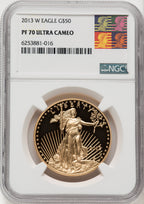 2013-W $50 One-Ounce Gold Eagle NGC PF70 (506402112)
