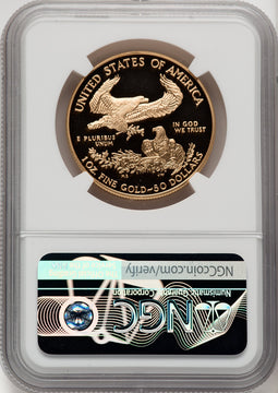 2005-W $50 One-Ounce Gold Eagle NGC PF70 (506402081)