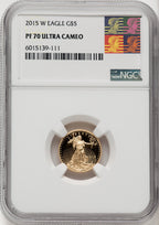 2015-W $5 Gold Eagle NGC PF70
