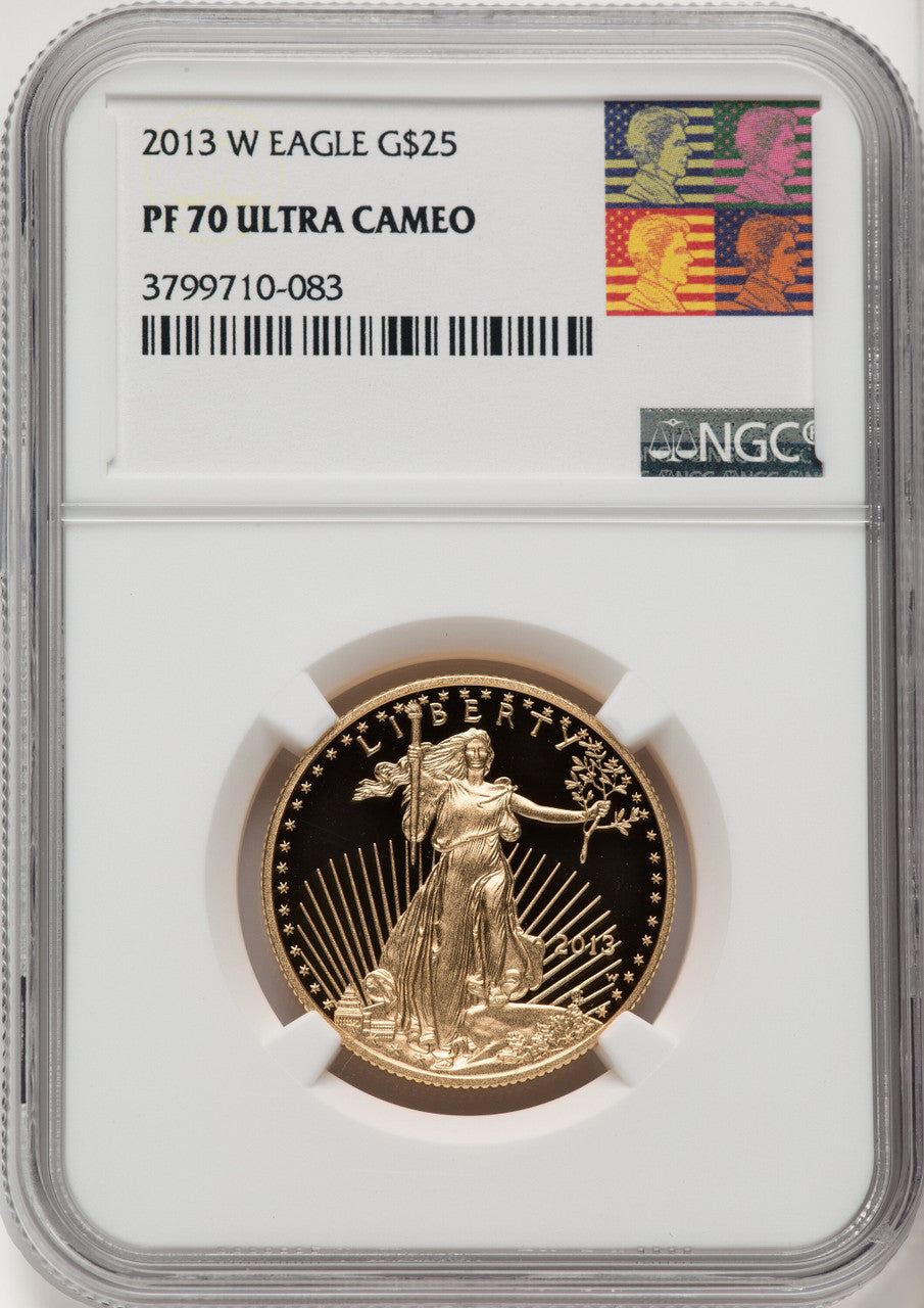 2013-W $25 Gold Eagle NGC PF70