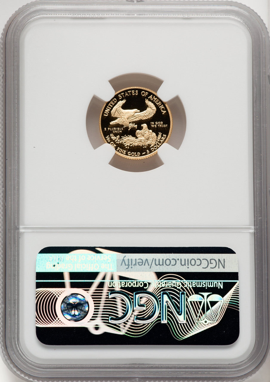 2017-W $5 Tenth-Ounce Gold Eagle NGC PF70 (506402021)