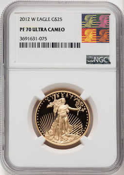 2012-W 1/2 Ounce Gold Eagle NGC PF70
