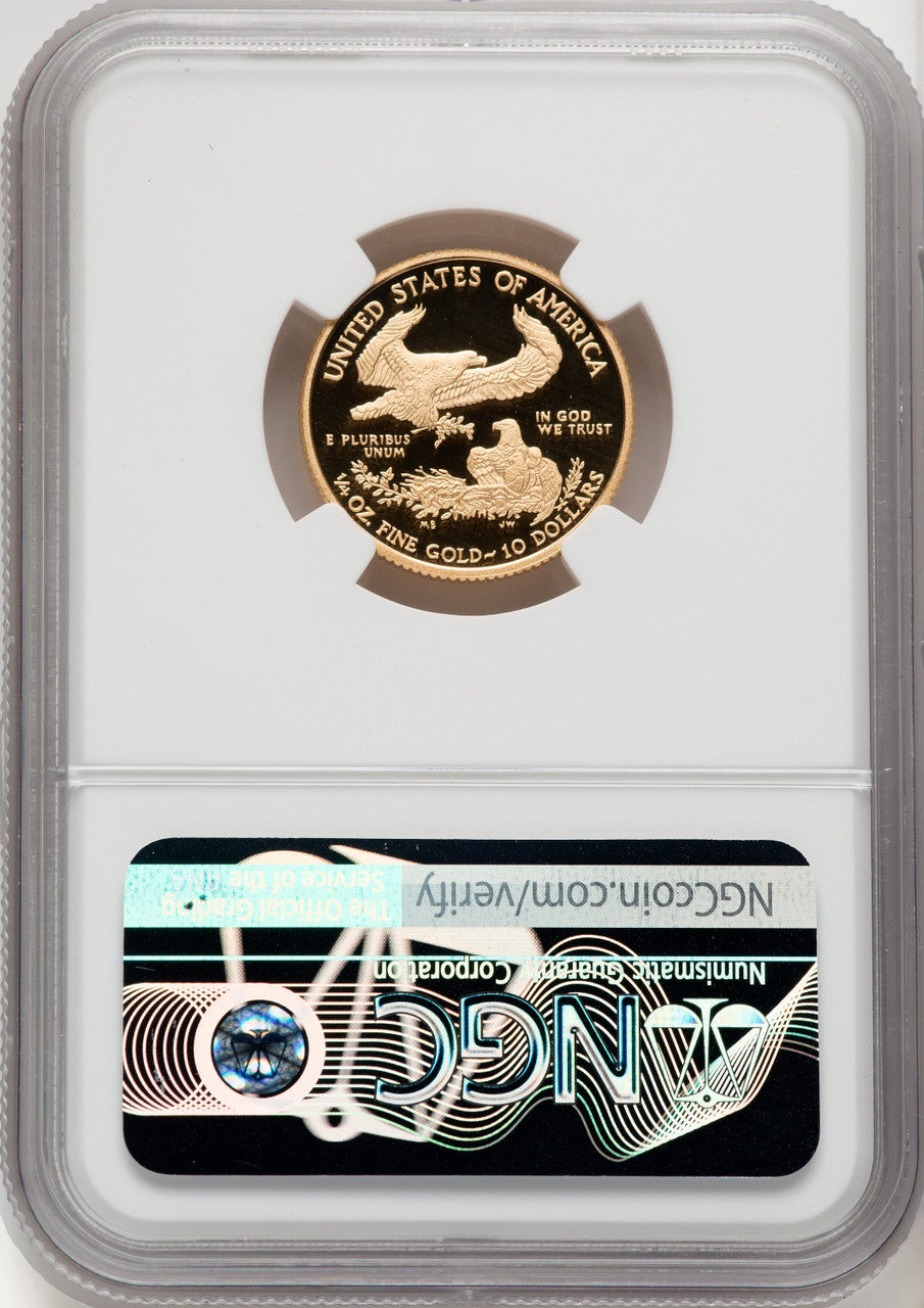 2010-W $10 Quarter-Ounce Gold Eagle NGC PF70 (506402038)
