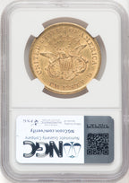 1853 $20 Liberty Double Eagle NGC AU58 (769738006)