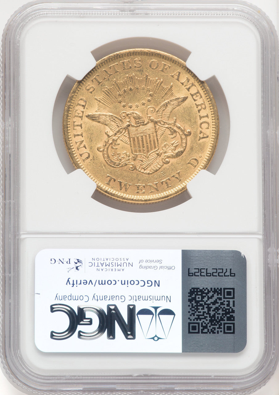 1853 $20 Liberty Double Eagle NGC AU58 (769738006)