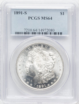 1891-S Morgan Dollar PCGS MS64 (769236144)