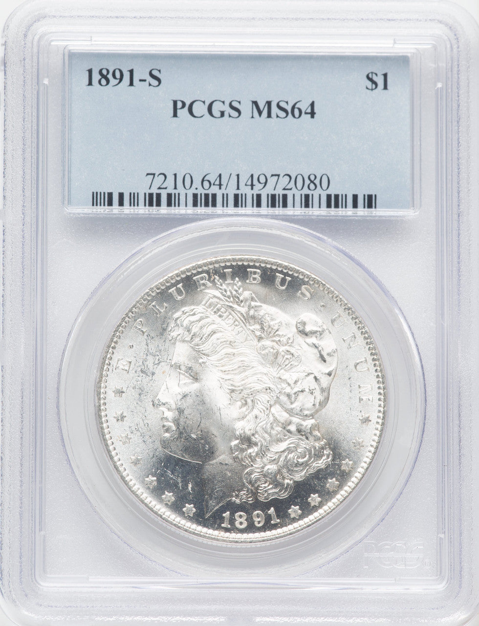1891-S Morgan Dollar PCGS MS64 (769236144)