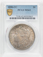 1890-CC Morgan Dollar PCGS MS62