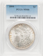 1899 Morgan Dollar PCGS MS66