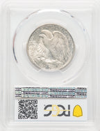 1917-S 50C REVERSE Walking Liberty Half Dollar PCGS MS62
