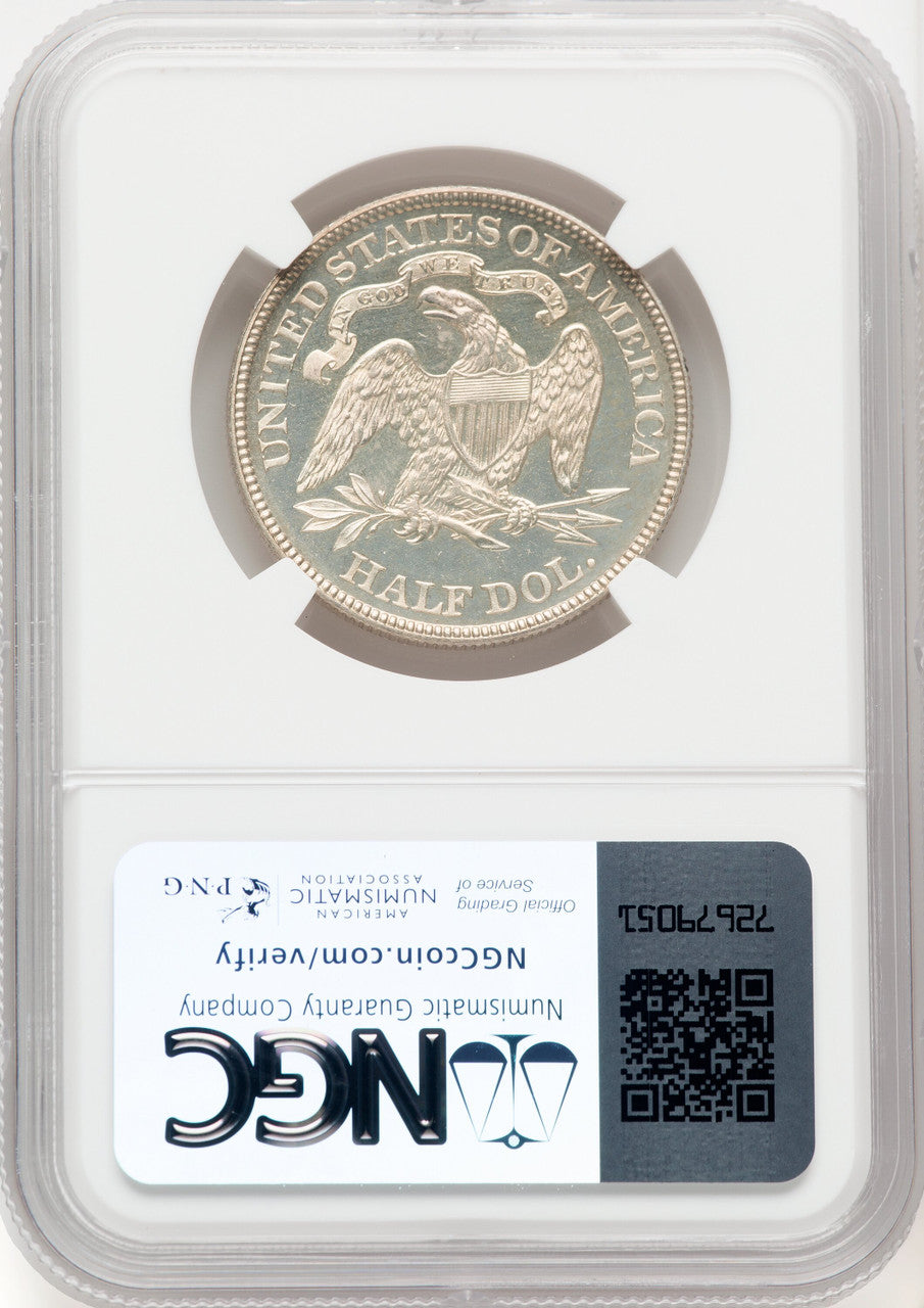 1880 50C CA Proof Seated Half Dollar NGC PR64