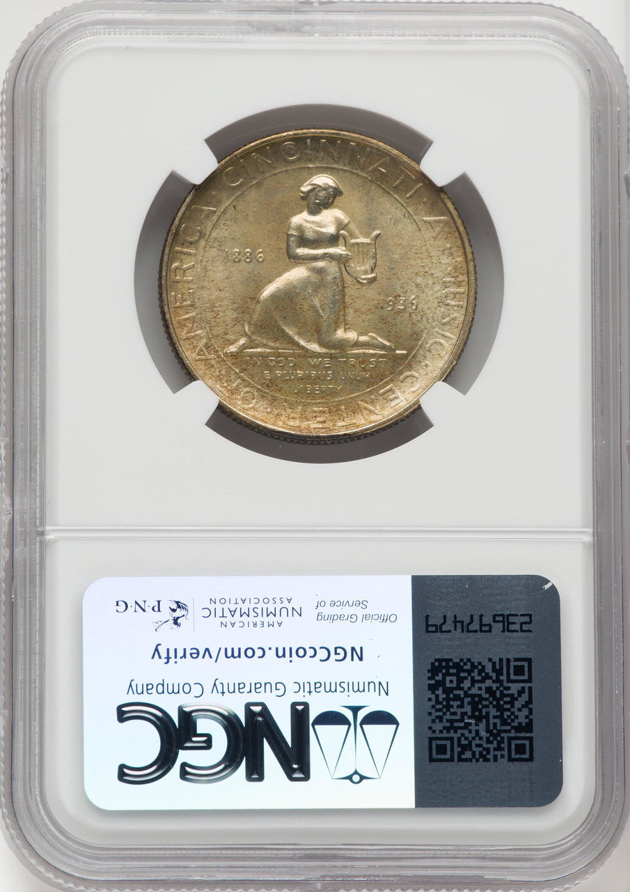 1936 50C Cincinnati Commemorative Silver NGC MS67 (769758004)