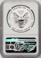 2019-S Silver Eagle Enhanced Reverse Proof NGC PF70 Trolly label