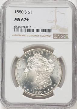 1880-S $1 Morgan Dollar NGC MS67+ (769155004)