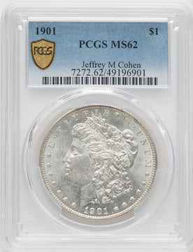 1901 Morgan Dollar PCGS MS62