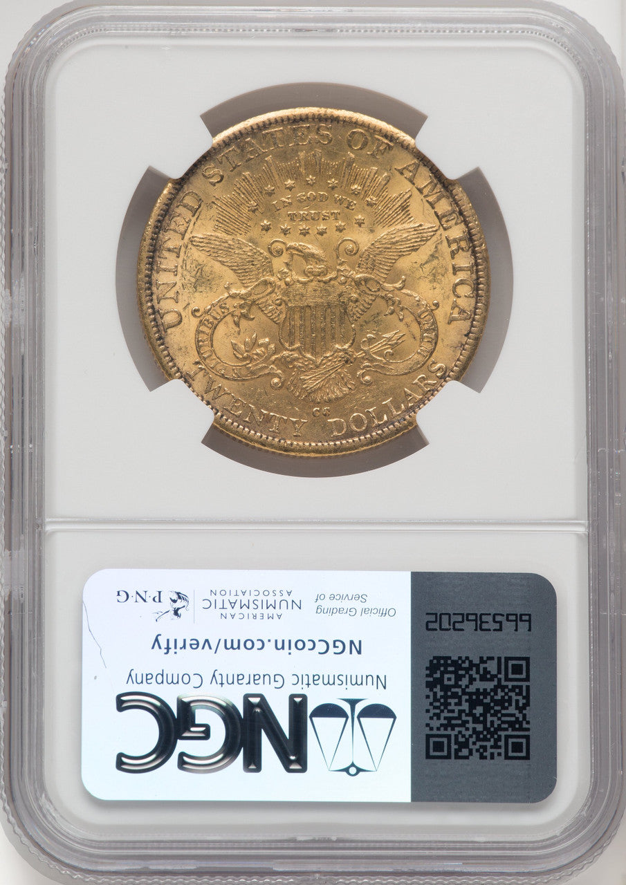 1883-CC $20 Liberty Double Eagle NGC AU58 (769738015)