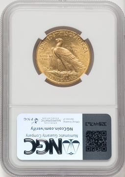 1908 $10 MOTTO Indian Eagle NGC MS63 (171424044)