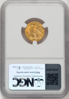 1908 $2.50 Indian Quarter Eagle NGC MS65+ (767261017)