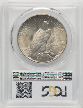 1927 $1 Peace Dollar PCGS MS65 (769609060)