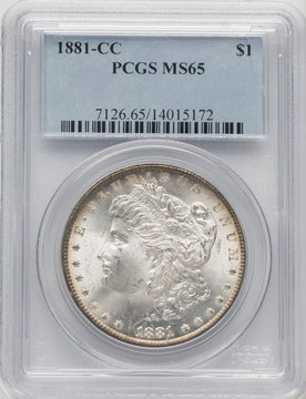 1881-CC $1 Morgan Dollar PCGS MS65 (769609015)