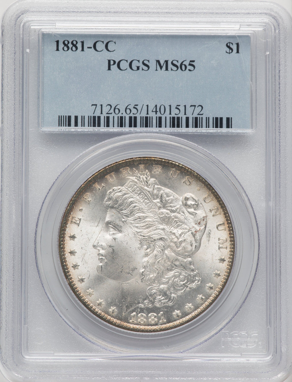 1881-CC $1 Morgan Dollar PCGS MS65 (769609015)