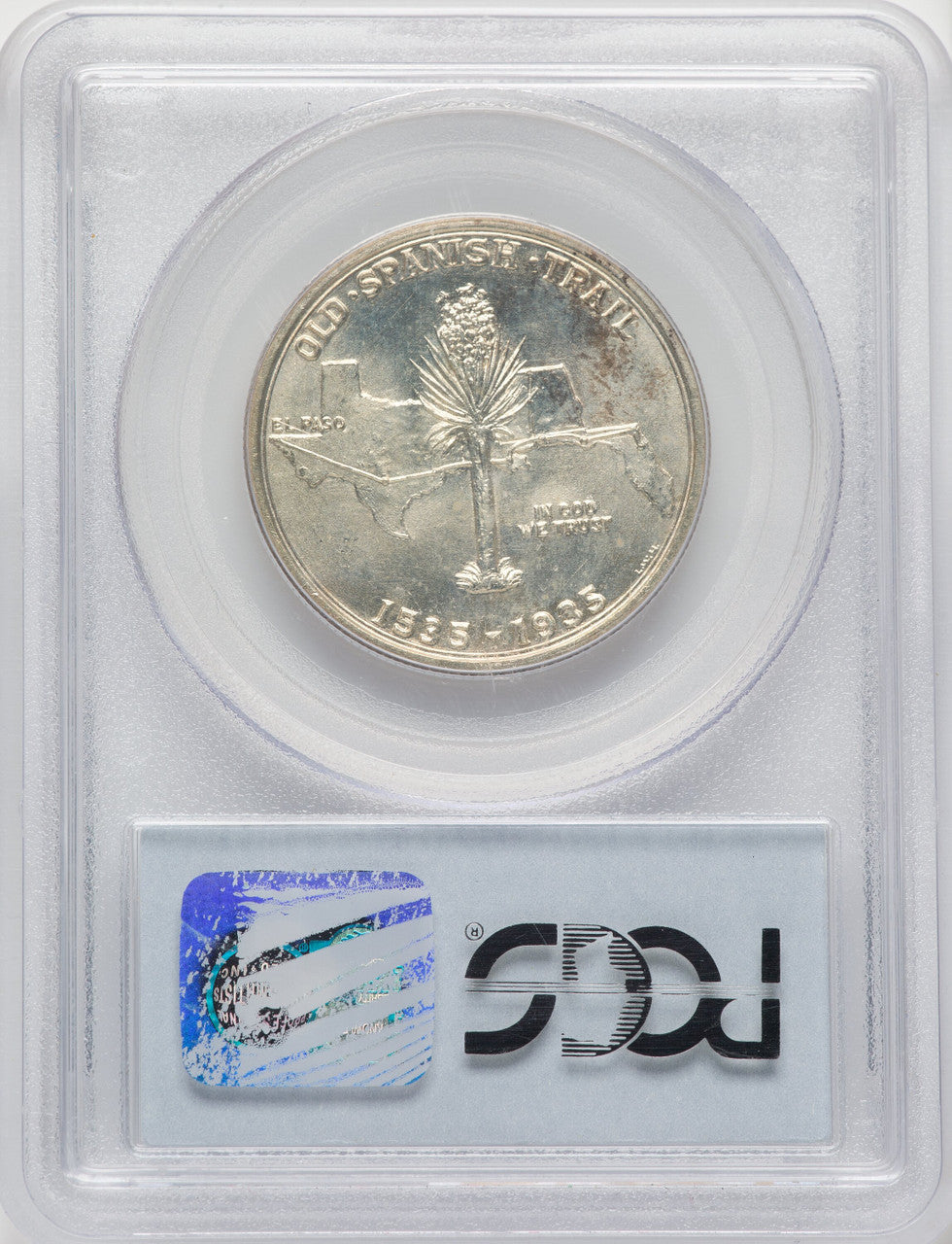 1935 50C Spanish Trail Commemorative Silver PCGS MS65 (769772059)