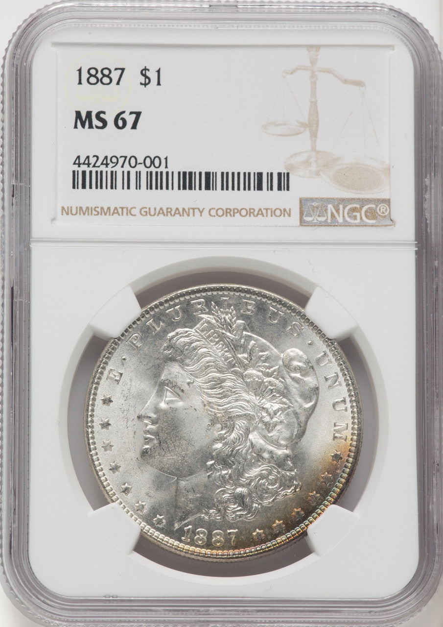 1887 $1 Morgan Dollar NGC MS67 (769775006)
