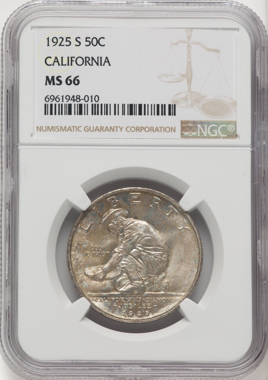 1925-S 50C California Commemorative Silver NGC MS66 (769772009)