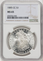 1885-CC Morgan Dollar NGC MS65 (769370024)