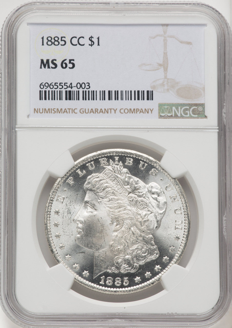 1885-CC Morgan Dollar NGC MS65 (769370024)