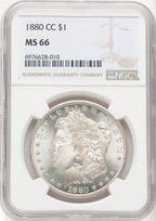 1880-CC Morgan Dollar NGC MS66