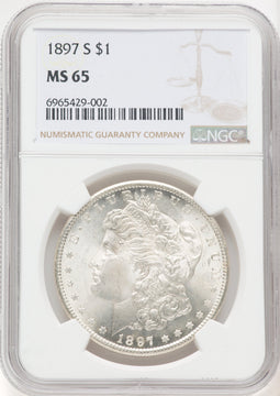 1897-S Morgan Dollar NGC MS65