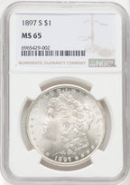 1897-S Morgan Dollar NGC MS65