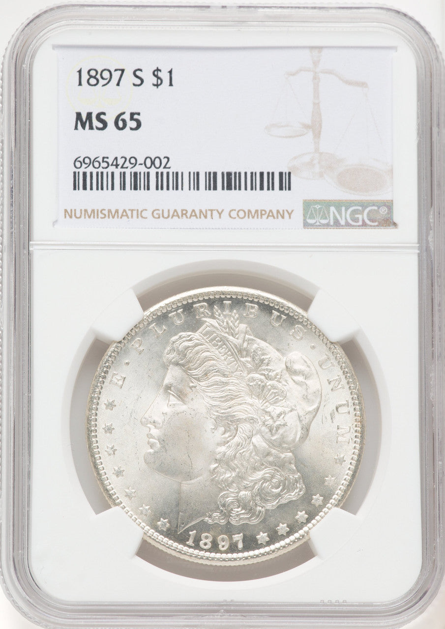 1897-S Morgan Dollar NGC MS65